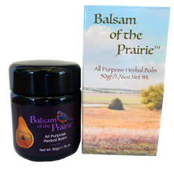 Photo of Balsam of the Prairie jar and box